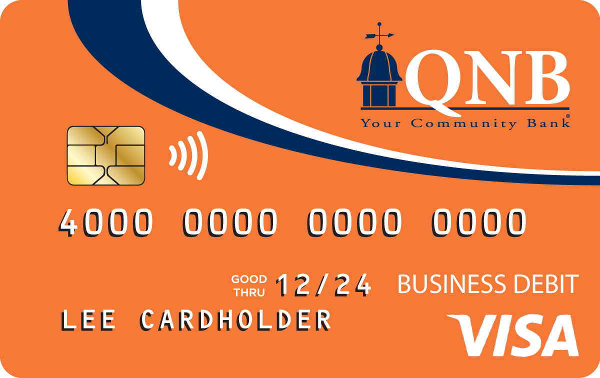 QNB Bank Business Debit Card example